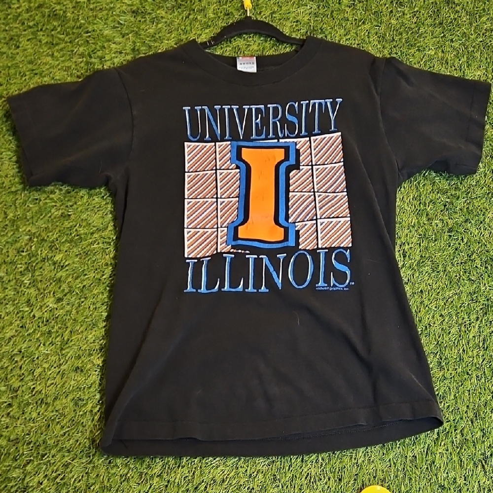 Fruit of the Loom Vintage Univercity Illinois Vintage 90s Made In Usa